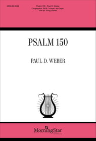 Psalm 150 SATB choral sheet music cover Thumbnail
